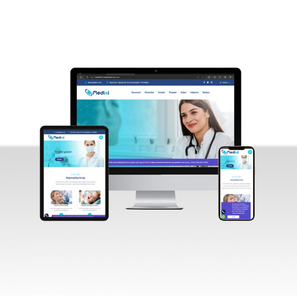 Sağlık Web Site Paketi Medixi