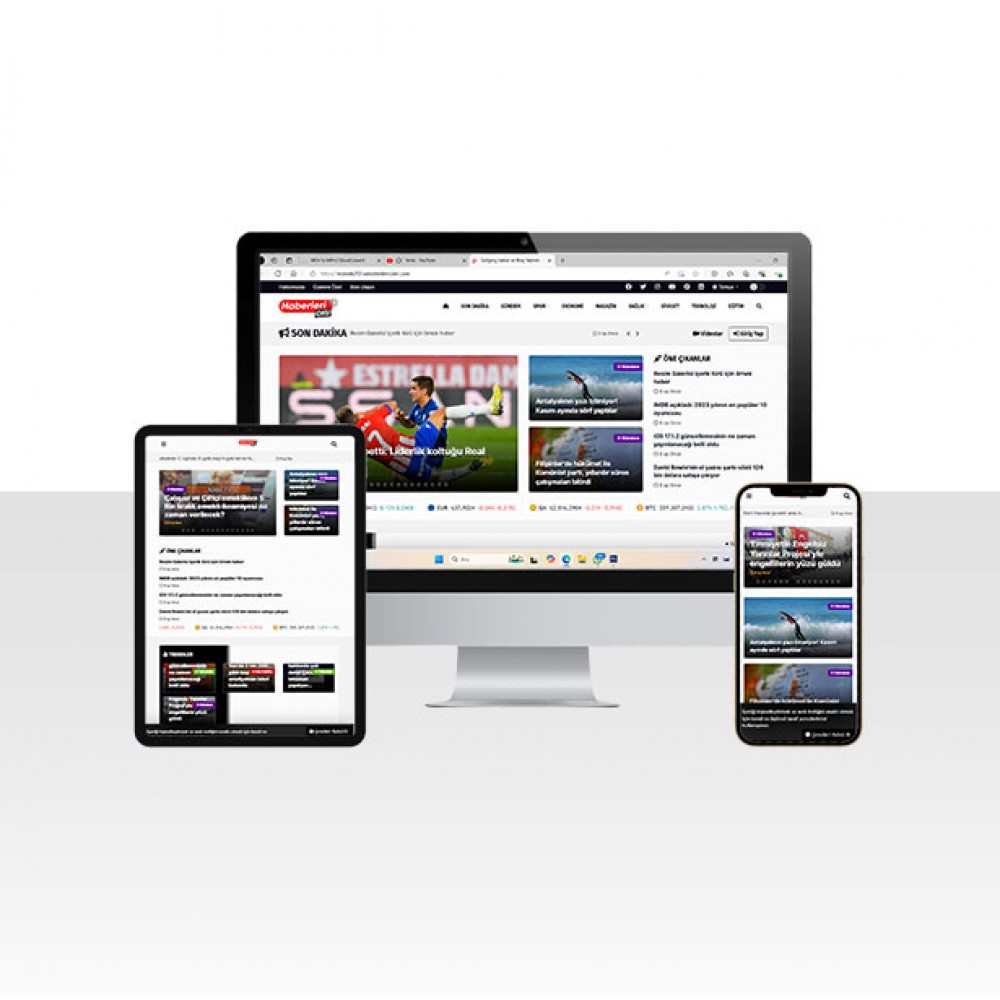 Profesyonel Haber Ajansı Web Sitesi Paketi - ProMag